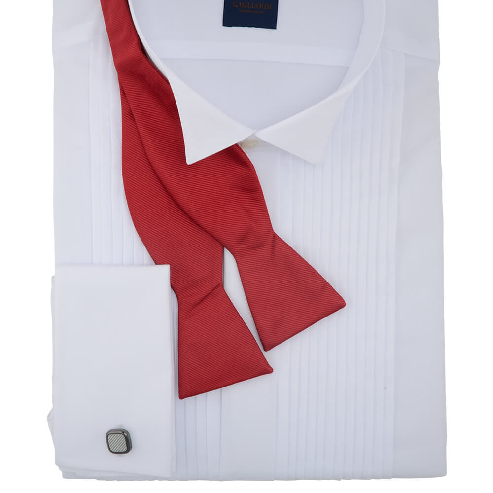 Red Self Tie Bow Tie - Gagliardi