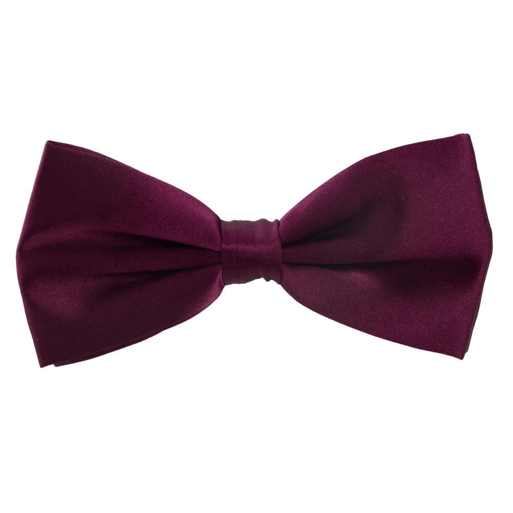Maroon Silk Bow Tie - Gagliardi