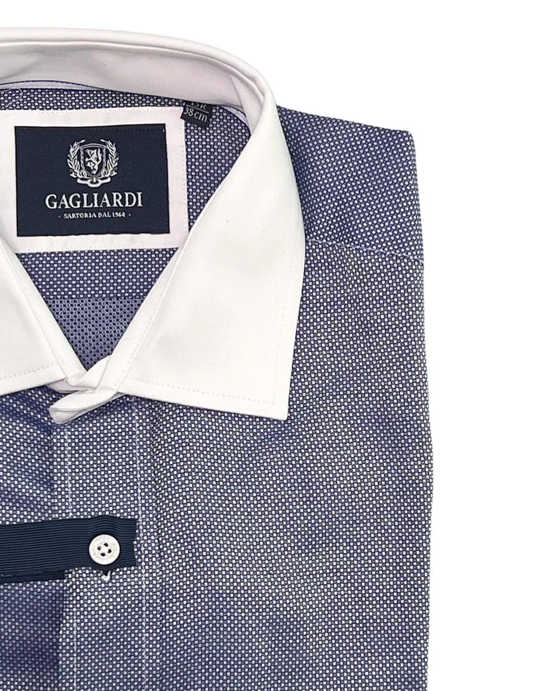 Gagliardi Shirts Shirt Twill Contrast Collar