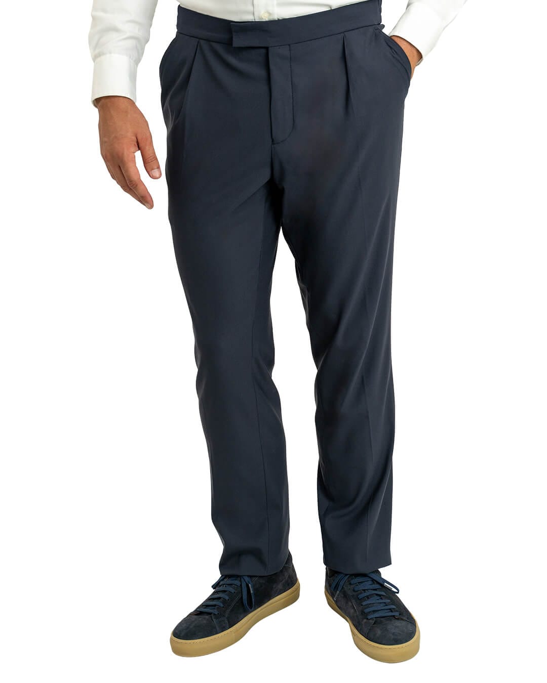 Gagliardi Trousers Gagliardi Navy Ultra Comfort Stretch Trousers